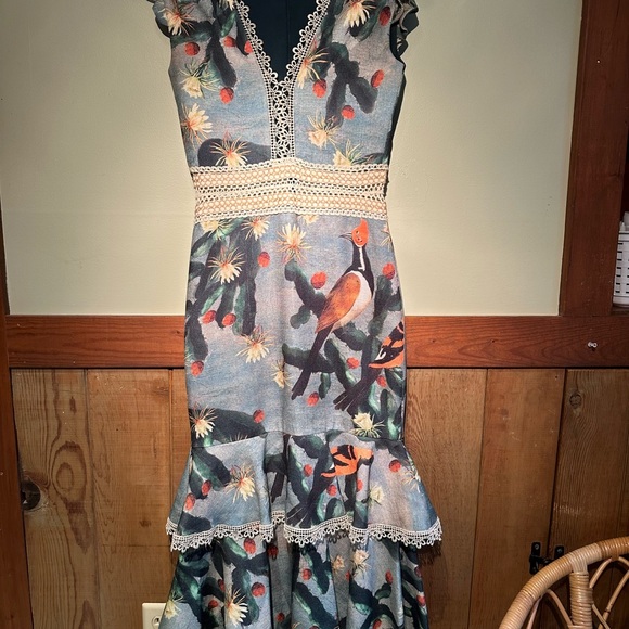 THE MOST BEAUTIFUL PAT BO DRESS EVER! Mint condition. Retail $950 - Picture 5 of 8